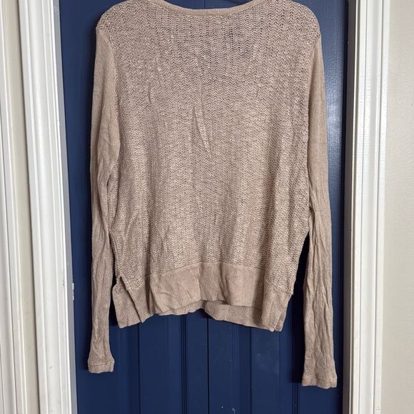 Splendid Lightweight Tan Sweater Size L - Picture 6 of 6